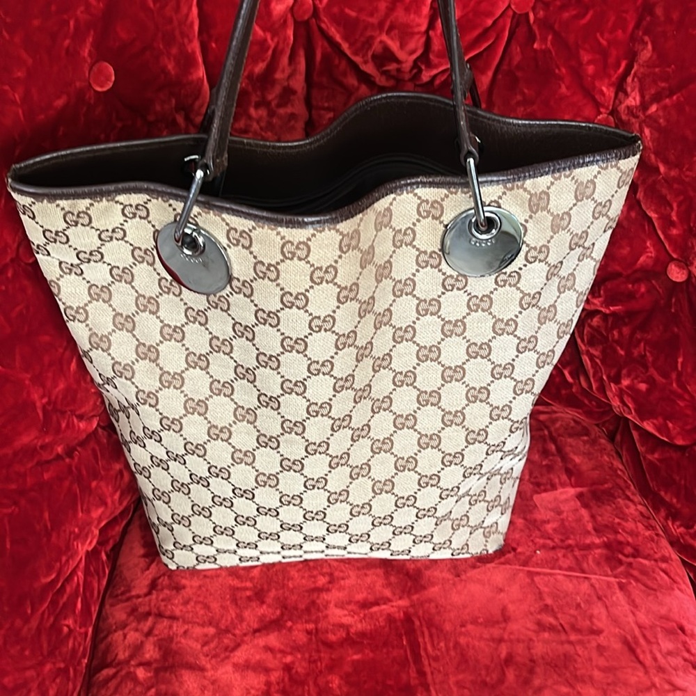 GUCCI GG JACQUARD ECLIPSE TOTE BAG